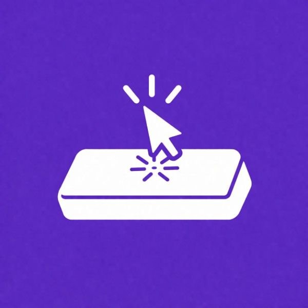 Space Bar Clicker - Icon is showing a click performed on a Space Bar of a Keyboard